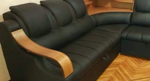 Перетяжка кожаного дивана. Горно-Алтайск